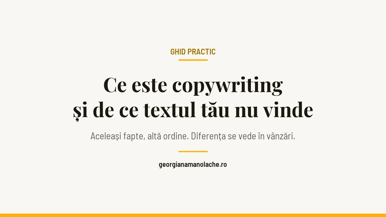 Ce este copywriting și de ce textul tău nu vinde